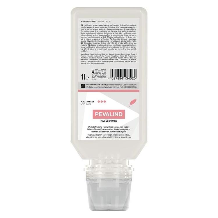 Paul Voorman Hautpflegelotion Pevalind 1 l parfümiert Softflasche PAUL VOORMANN (Körperlotion, 1000 ml) (130170)