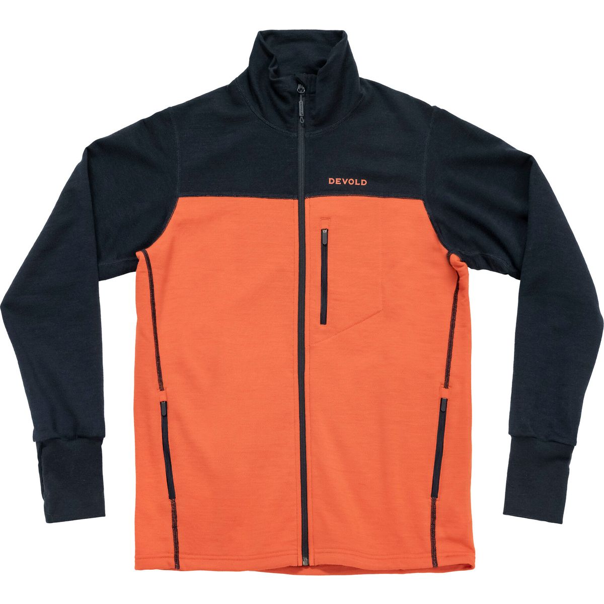 Devold of Norway Explorer Merino Jacket MAN brick/ink (087B-clothing) S GO 262 456 A 087B S