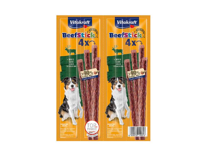 Vitakraft Beef-Stick Hundesnack Wild 4x12g