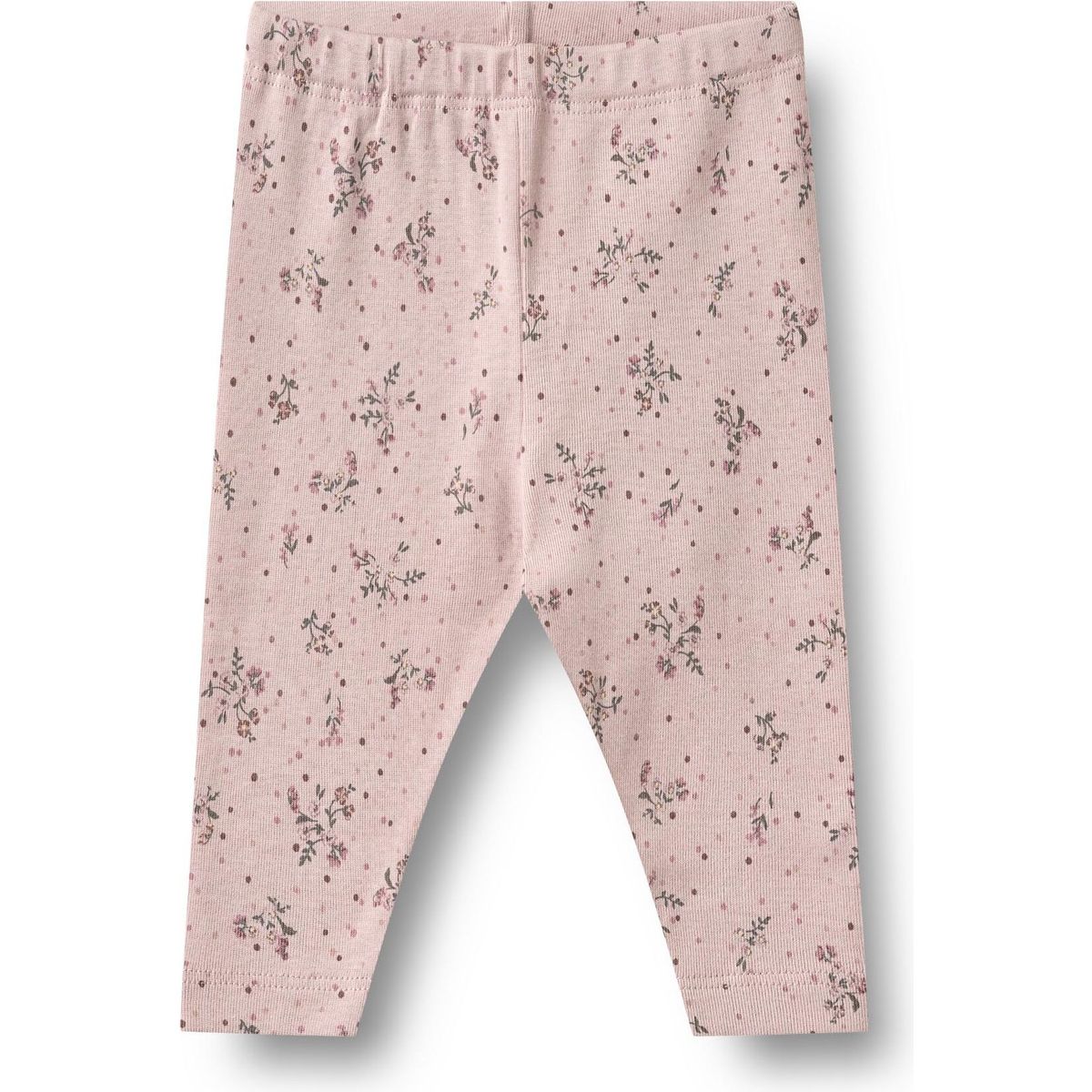Wheat Jersey Pants Silas lilac flowers (1358) 74 6869-121-GOTS-1358-74/9m
