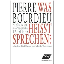 Was heisst sprechen?, Fachbücher von Pierre Bourdieu
