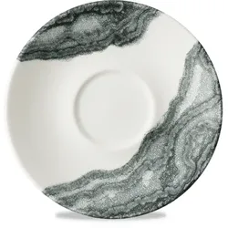 Churchill Tide Black Cappuccino-Untertasse 15,6cm