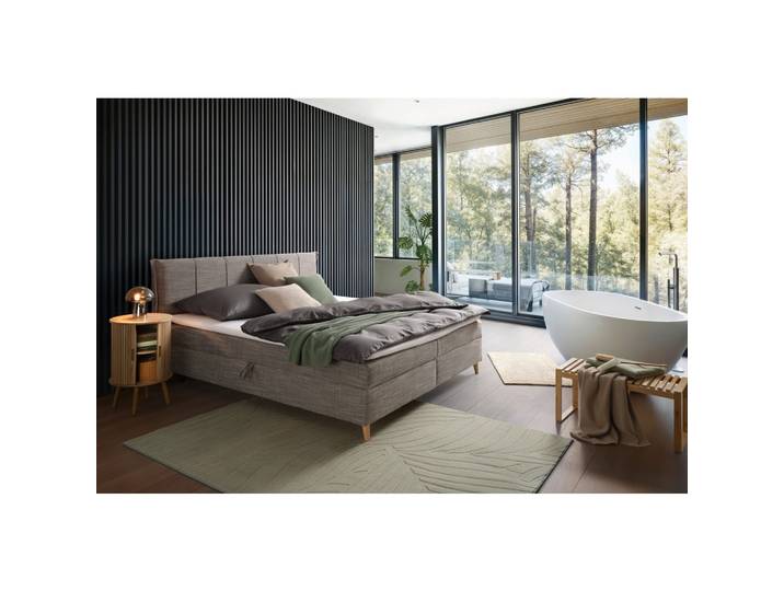 Boxbett Veloria Grau ca. 180x200cm