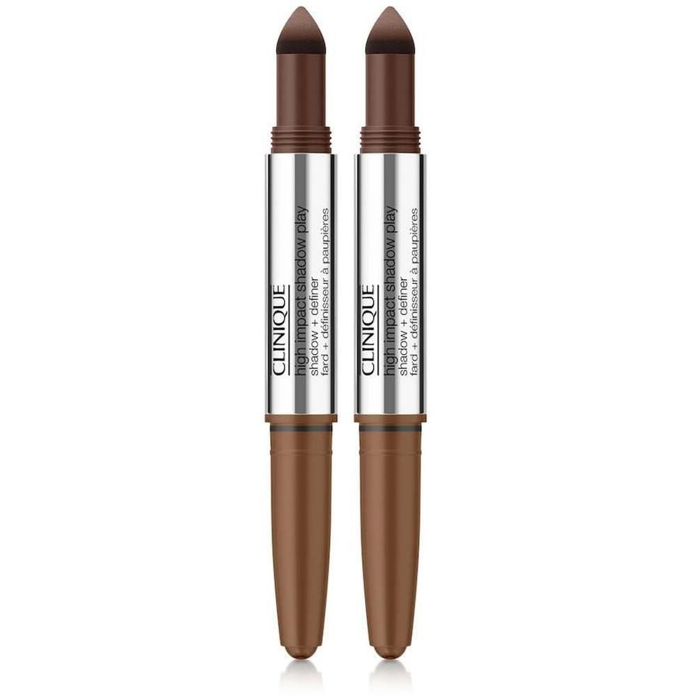 Clinique High Impact Shadow Play + Definer - Rum Cola 1,9g x2 2x1,9 g Make up