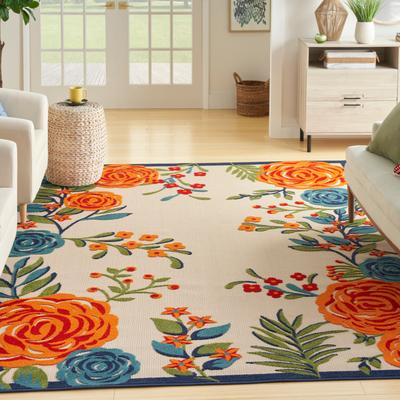 Nourison Aloha Indoor/Outdoor Floral Area Rug