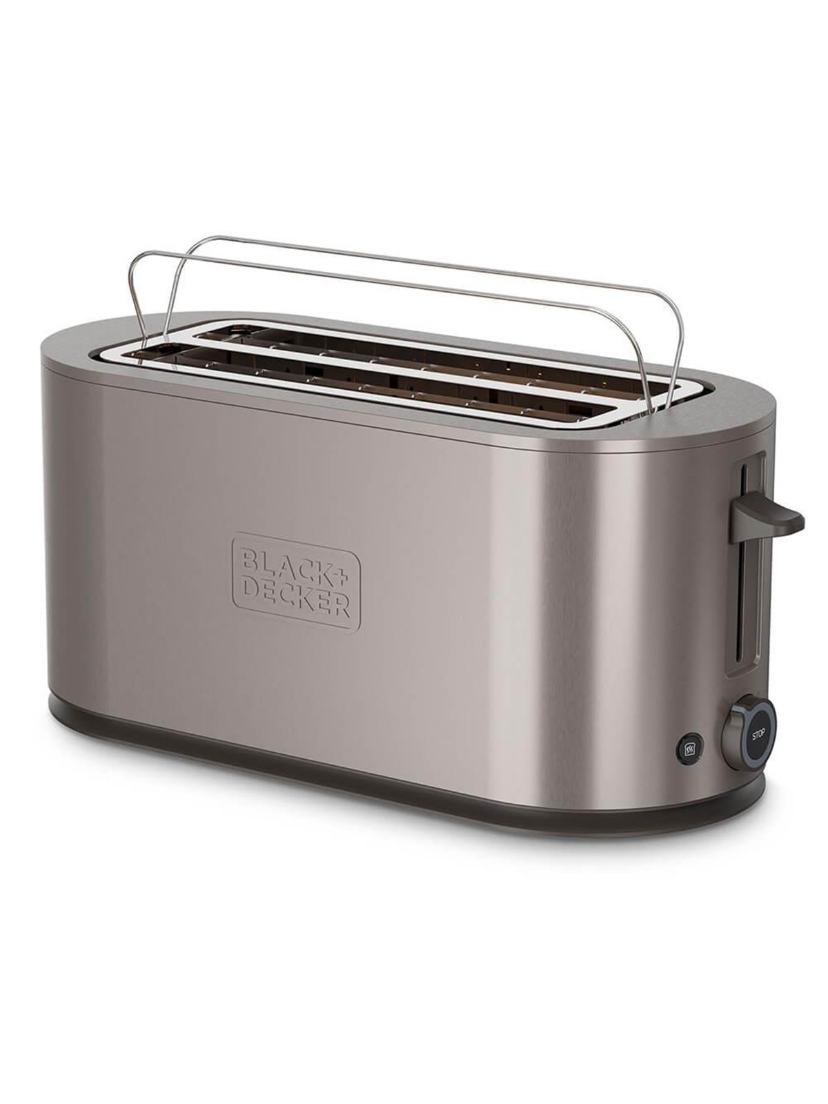 Black & Decker Toaster Toaster 2 Long Slot Stainless Steel