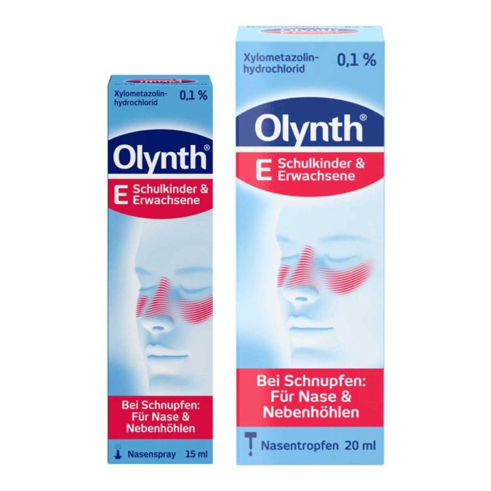 Olynth 0,1% 20 ml Nasentropfen + Olynth 0,1% 15 ml Nasenspray 08107812