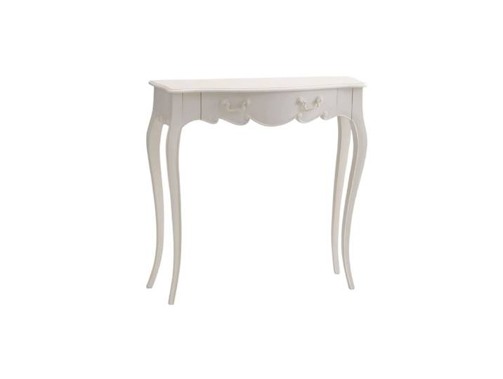 Console baroque en bois blanc l80