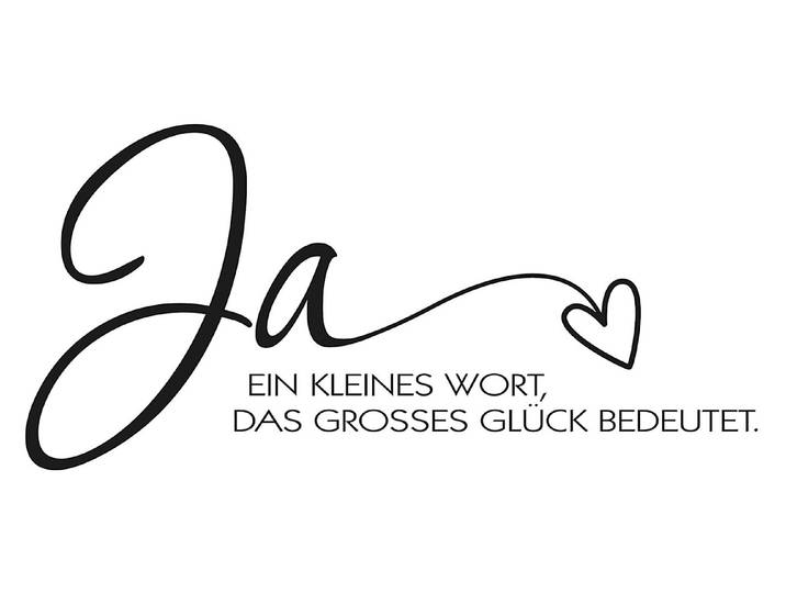 Rayher Holzstempel Ja, ein kleines Wort ' 5 × 9 cm'
