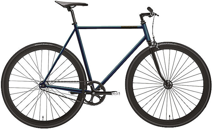 CREME Herren Urbanbike Vinyl Uno Singlespeed blau   55 M