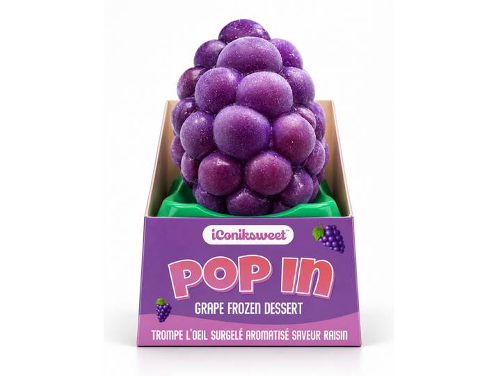ICONIK SWEET Glace Trompe-L'œil Raisin 75g