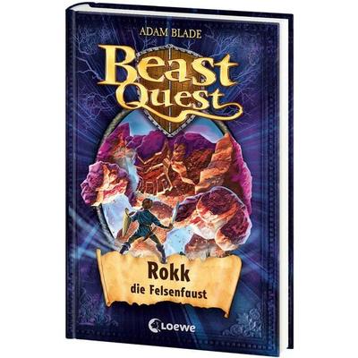 Rokk, die Felsenfaust / Beast Quest Band 27, Gebundene Ausgabe von Adam Blade, Loewe