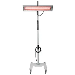 KRS IR 4009CR Einteilige Infrarot-Trolleylampe mit Griff und Ein-/Ausschalter – Kurzwellenemission – Leistung 1 x 1500 W – Spannung 230 V