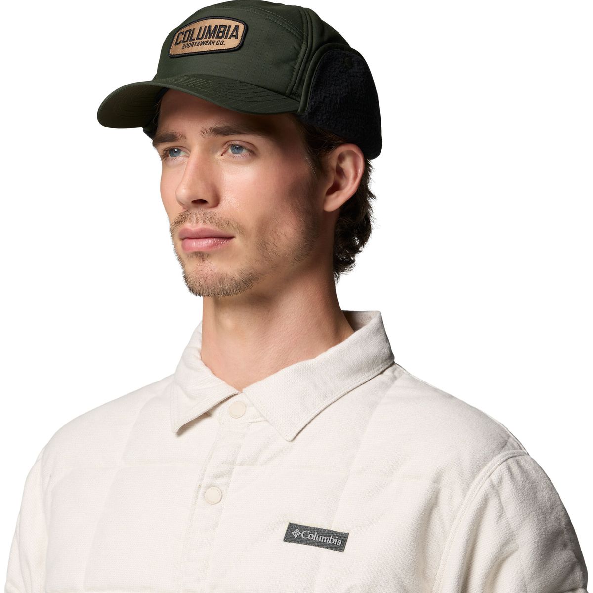 Columbia Unisex Landroamer Ear Flap Cap greenscape, working badge (357) O/S 209291-2092911-357-O/S