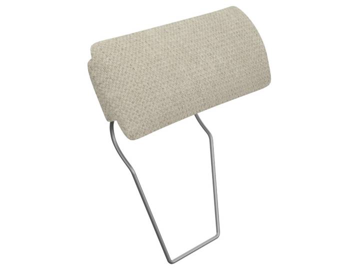 Hom`in Kopfstütze, Taupe, 55x28x18 cm, Wohnzimmer, Sofas & Couches