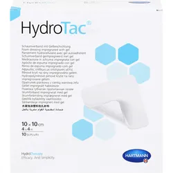 Hydrotac Schaumverband 10x10cm Steril 10 ST