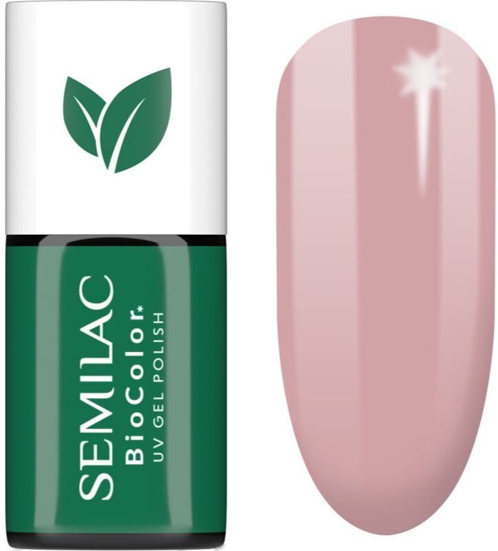 Semilac UV Hybrid BioColor gel nail polish for UV/LED hardening shade 714 Rosy Seashell 7 ml