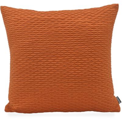 Dekokissen H.O.C.K. "H.O.C.K. Liya", orange (orange, unifarben), B:45cm H:10cm L:45cm, Polyester, Dekokissen_Sitzkissen_Kissenhüllen