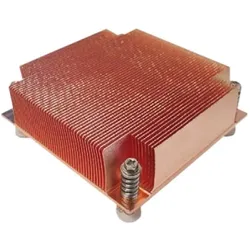 Intertech K-129 1HE passiv 1155/1156 (26.50 mm), CPU Kühler, Rot