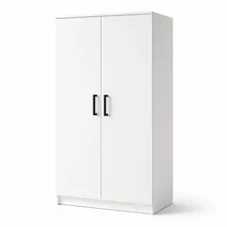 DREHTÜRENSCHRANK SILO 90/180/50 cm 2-türig Weiß