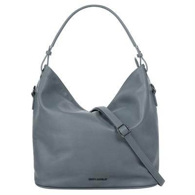 Umhängetasche BETTY BARCLAY "BETTY BARCLAY Damen", Damen, Gr. B/H/T: 41cm x 34cm x 16cm onesize, blau, Kunstfaser, leicht glänzend, unifarben, Taschen Umhängetasche