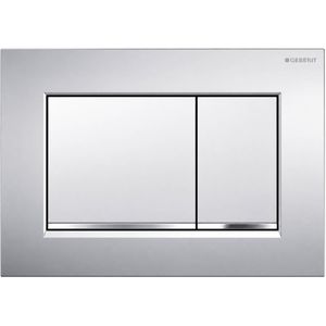 Geberit Geberit Betätigungsplatte Sigma20, aus Kunststoff, für WC, für  Sigma UP, 2-Mengen-Spülung, verchromt