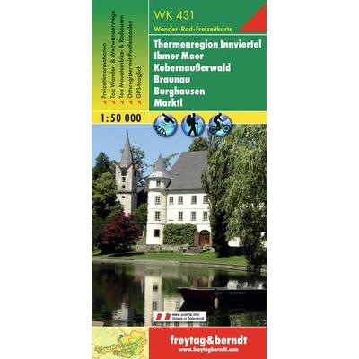 freytag & berndt Wanderkarte WK 431 Thermenregion Innviertel - Ibmer Moor - Kobernaußerwald - Braunau - Burghausen - Marktl 1:50.000, Sonstige von ,