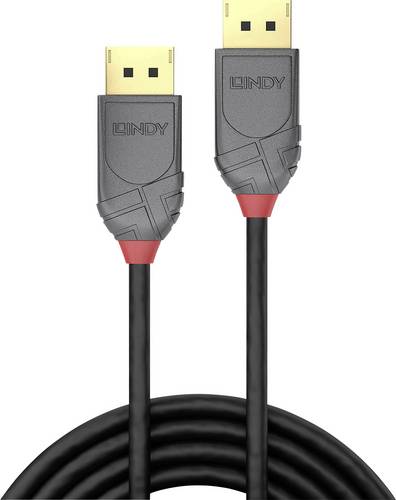 LINDY DisplayPort Anschlusskabel DisplayPort Stecker, DisplayPort Stecker 5.00 m Schwarz 36484 DisplayPort-Kabel