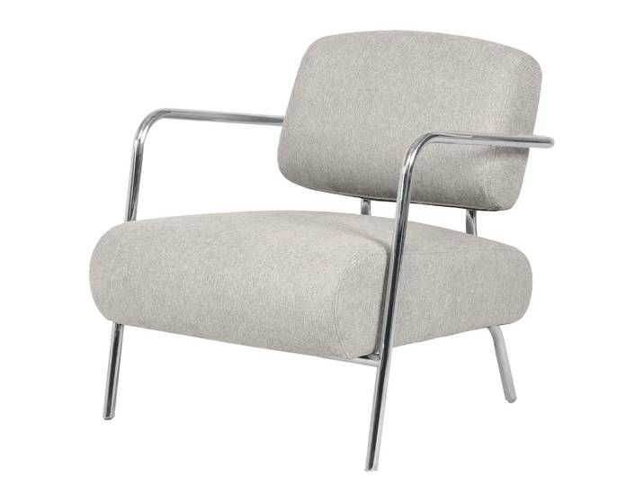 Fauteuil Lounge Gris Flanelle 71 x 78 x 81cm