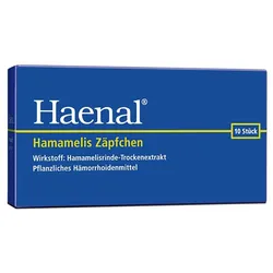 HAENAL Hamamelis Zäpfchen 10 St