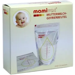 MAMIVAC Gefrierbeutel für Muttermilch 20 St