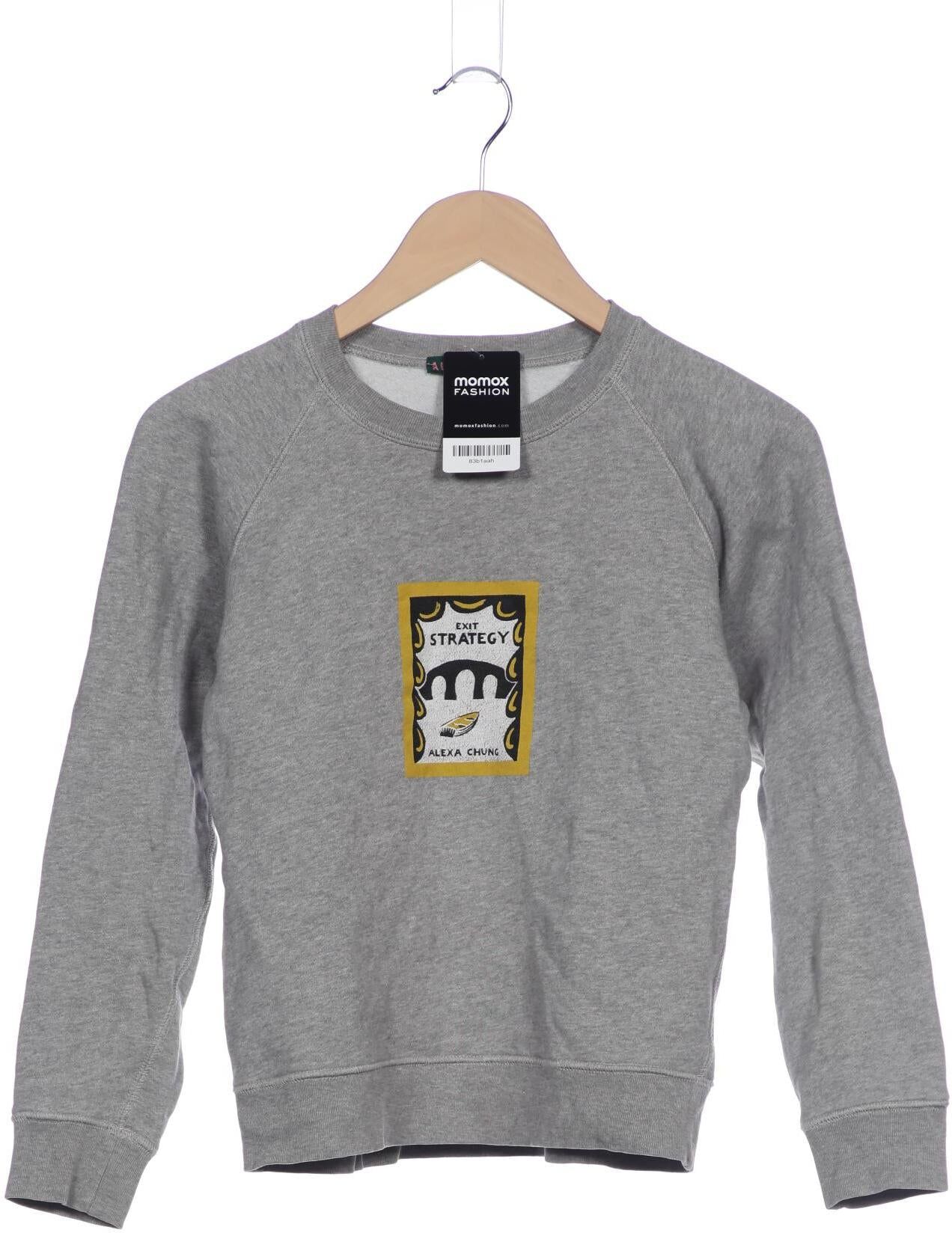 Alexa Chung Damen Sweater, Grau, Gr. S, Baumwolle - Second Hand
