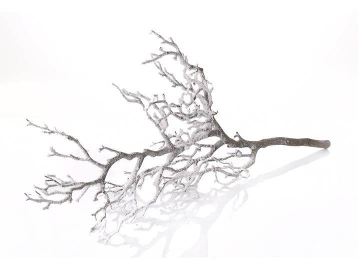 Winterliche Kunstpflanze OTTO HOME Weihnachtsdeko , braun, H:78cm, Kunststoff, Kunstpflanzen, Winterliche Kunstpflanze, Dekozweig, in gefrosteter Ausführung
