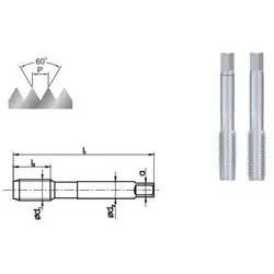 Fanar, Gewindeschneider + Gewindebohrer, GWINTOWNIK M14 x 1,00 DIN-2181 D
