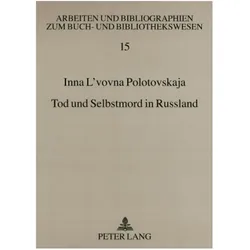 Tod und Selbstmord in Russland, Fachbücher