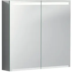 Geberit Option Spiegelschrank 500205001 750x700x150mm, mit Beleuchtung, Touch-Sensor, zwei Türen
