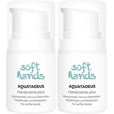 Aquatadeus Handcreme plus soft hands x2 2x50 ml Creme