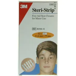 STERI STRIP steril 6x75mm 1541P 12X3 St
