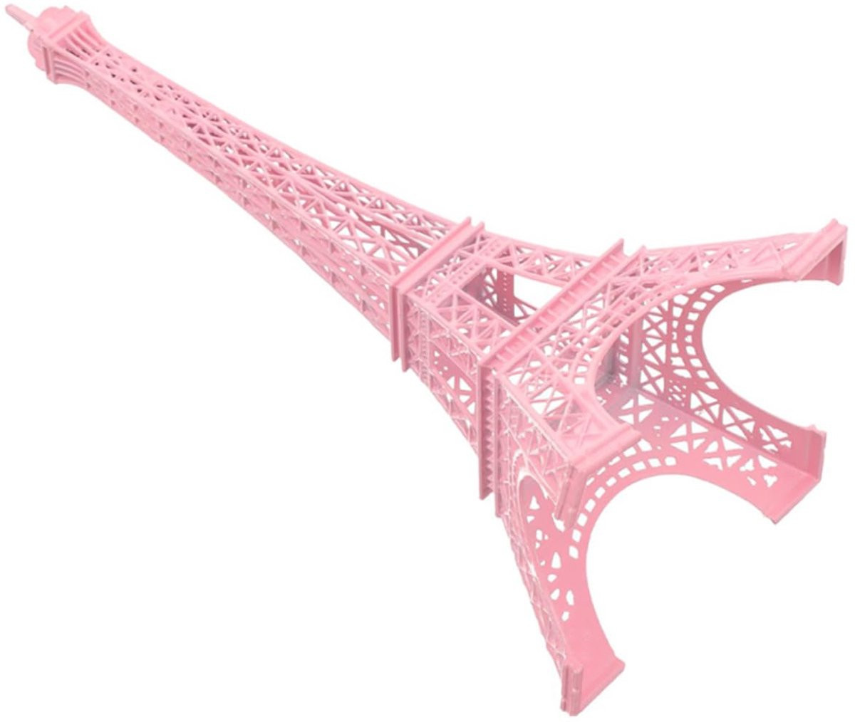 Decoratief Eiffeltoren Model Beeld in Roze - 25 cm Hoog
