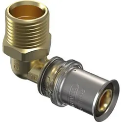 Wavin Tigris M5 Übergangswinkel 20mm x 3/4'' AG 90 Grad