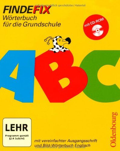 Johann Fackelmann - Findefix. Wörterbuch für die Grundschule. Englisch: Wörterbuch für die Grundschule. Alle Bundesländer. Englisch. Mit Bild-Wörterbuch Englisch. Vereinfachte Ausgangsschrift. Mit CD-ROM - Preis vom 09.10.2026 07:28:09 h