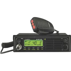 ALBRECHT AE6491V - CB-Mobilfunkgerät, 12/24 Volt Version, CTCSS, 4 Watt AM/FM