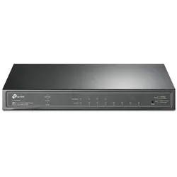 TP-Link TL-SG2008P - Netwerk Switch - Managed - PoE (8 Ports), Netzwerk Switch, Schwarz