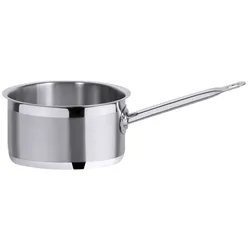 Contacto Stielkasserolle, hoch 24 cm, seidenmatt gebürstet