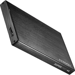 AXG EE25-XA6 - Externes 2.5" SATA Gehäuse, USB 3.0, schwarz