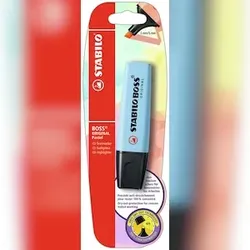 Textmarker - STABILO BOSS ORIGINAL Pastel  - Einzelstift - himmlisches Blau
