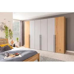 MAISON Kleiderschrank Miami 307 x 220 cm Holz Braun Eiche