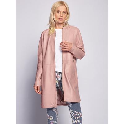 Ledermantel MAZE "4202040", Damen, Gr. XS, braun (old rose), Obermaterial: 100% Lammleder. Futter: 100% Polyester, Mäntel