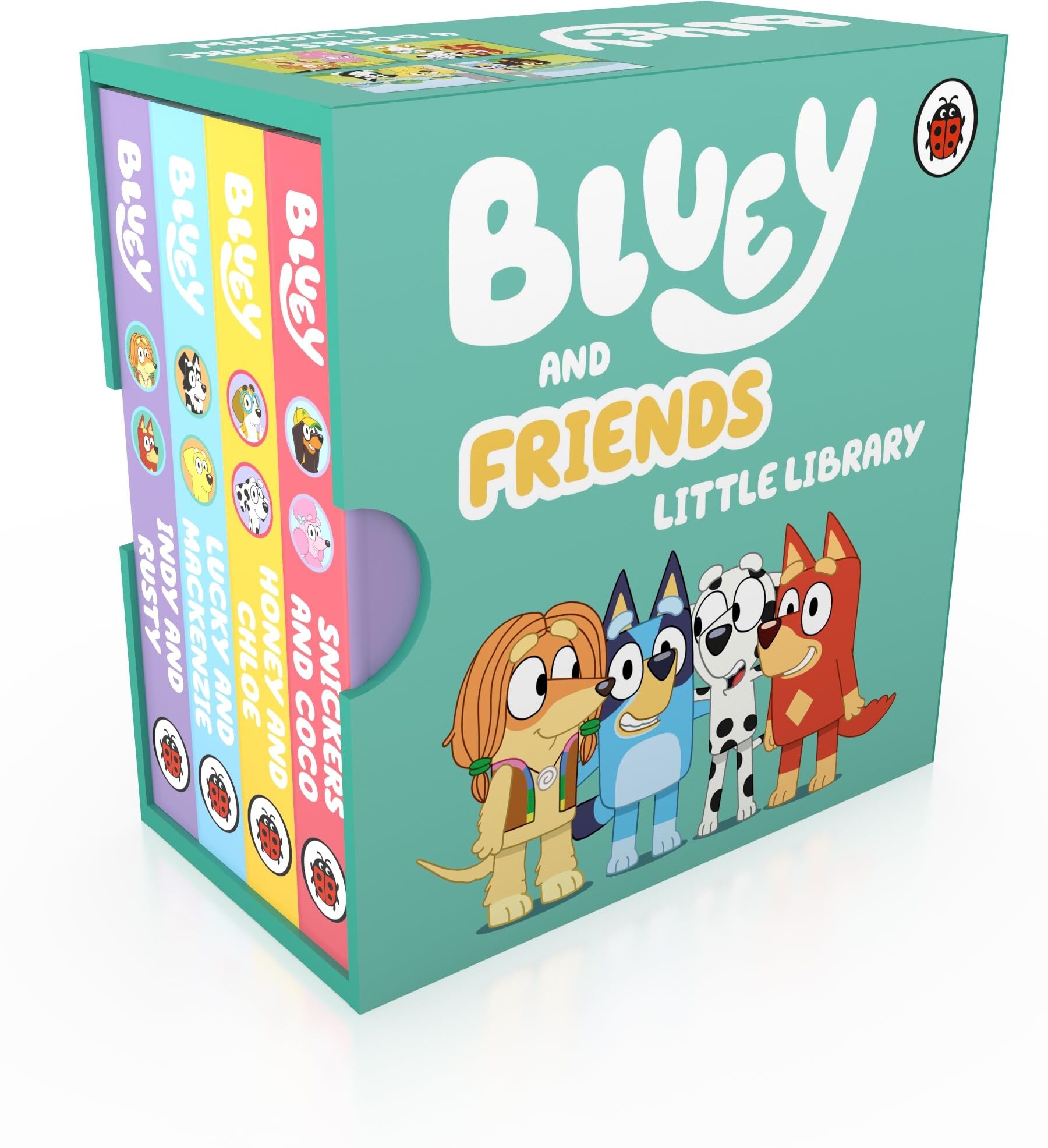 Ladybird Bluey: Bluey and Friends Little Library (Snickers and Coco, Honey and Chloe, Lucky and Mackenzie, Indy and Rusty)
