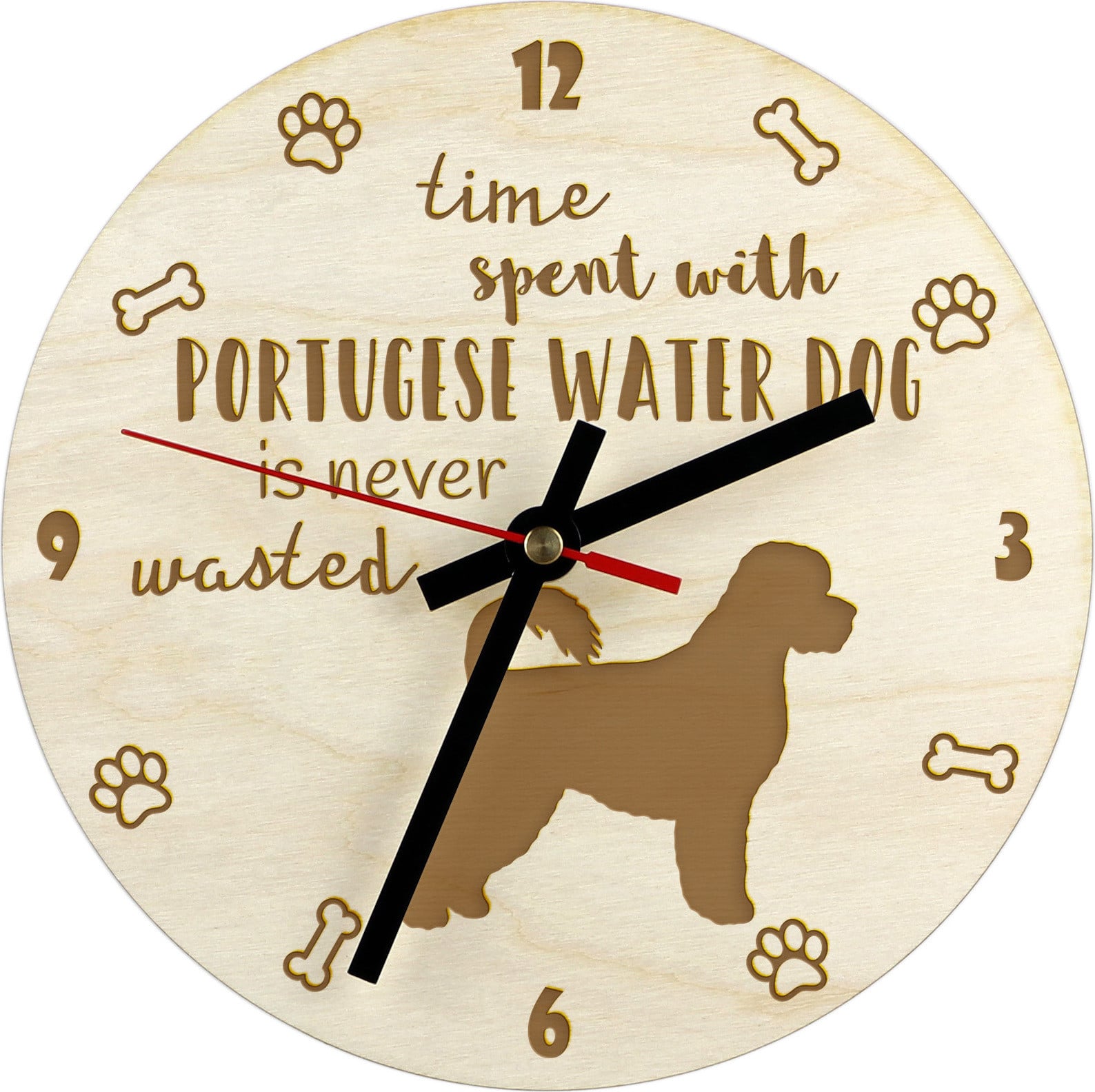 Art-Dog Klok Portugese waterhond